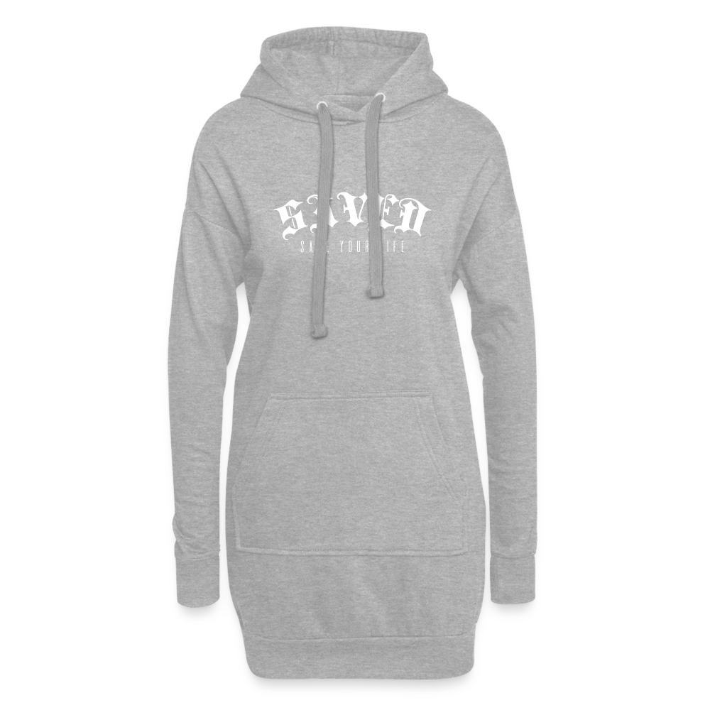 Hoodie Dress - heather grey