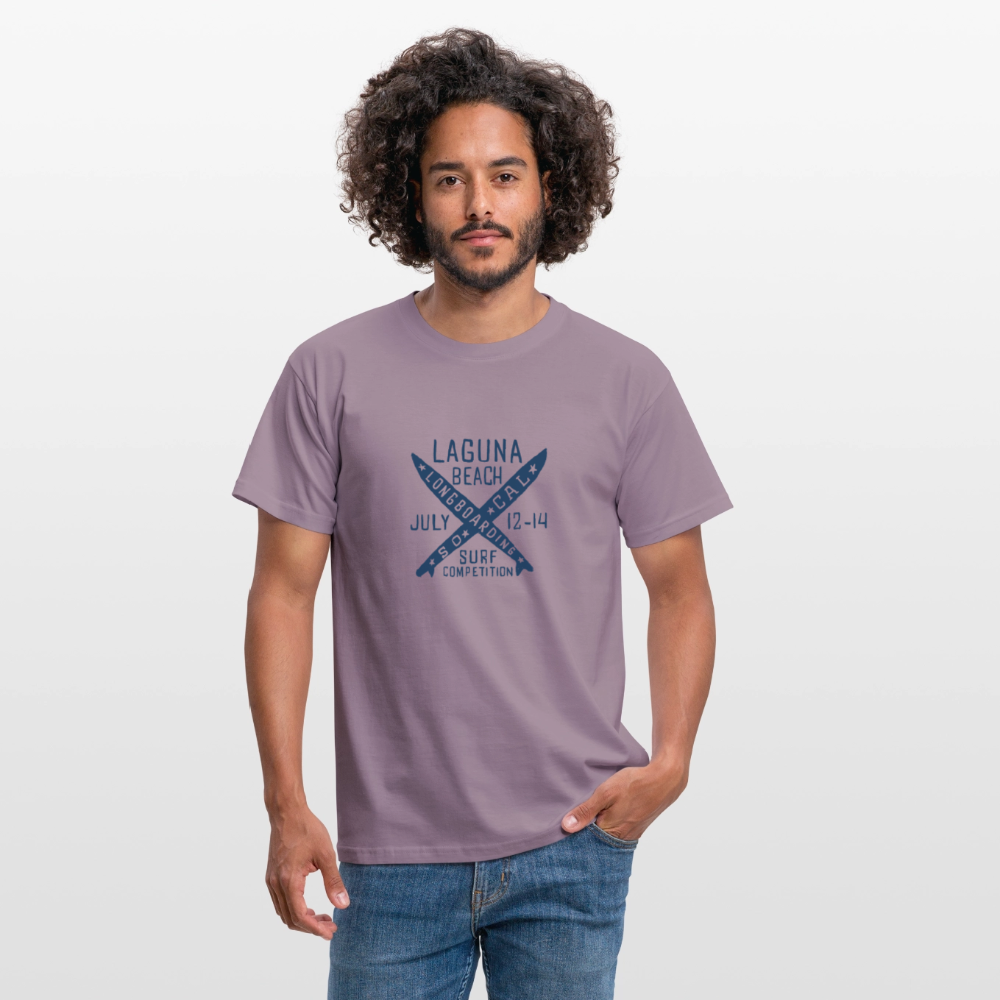 Men's T-Shirt - purple-grey