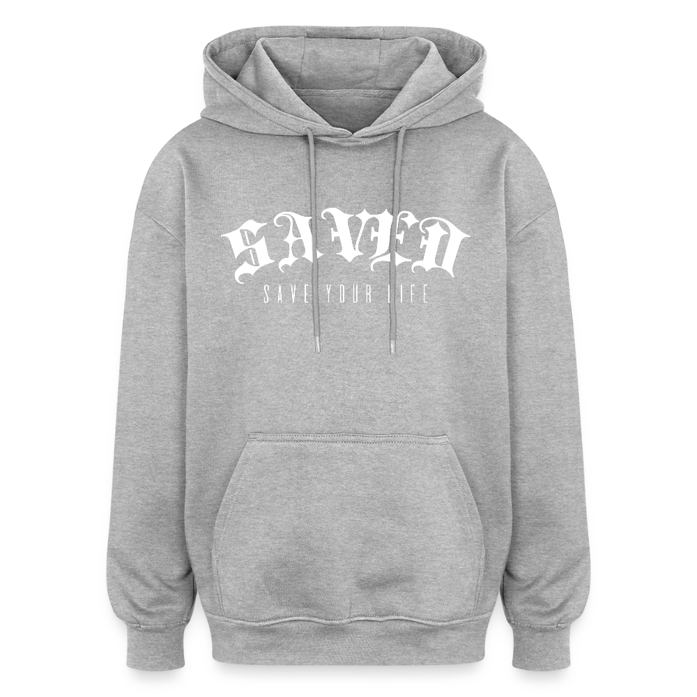 Oversized Unisex Hoodie - heather grey