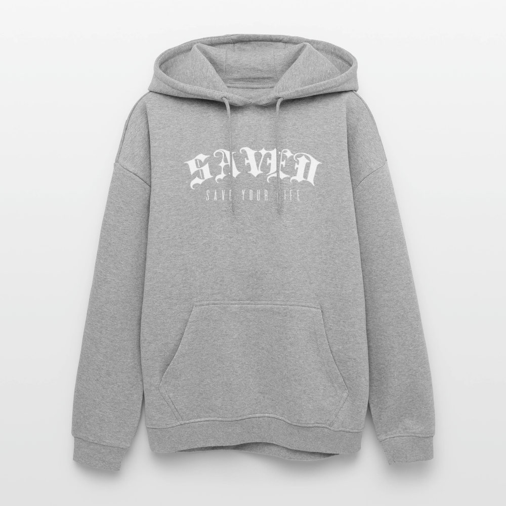Oversized Unisex Hoodie - heather grey