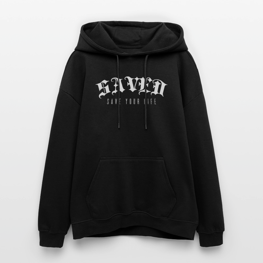 Oversized Unisex Hoodie - black