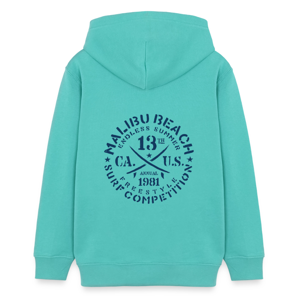 Sudadera Infantil Premium con Capucha CALIFORNIA - pool blue