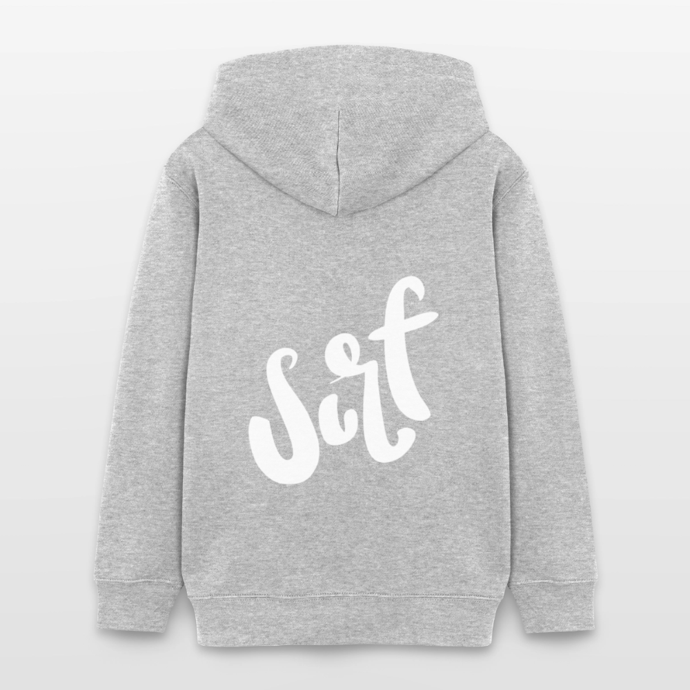 Sudadera Infantil Premium con Capucha SURF - heather grey