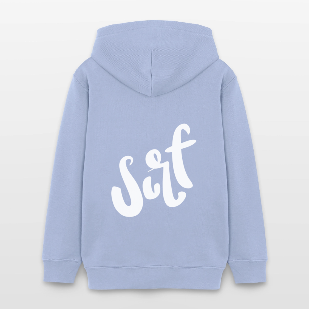 Sudadera Infantil Premium con Capucha SURF - sky