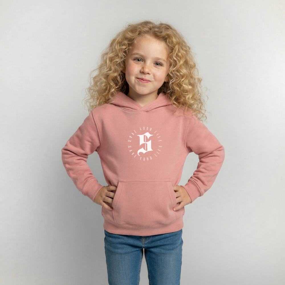 Kids Hoodie - dusky rose