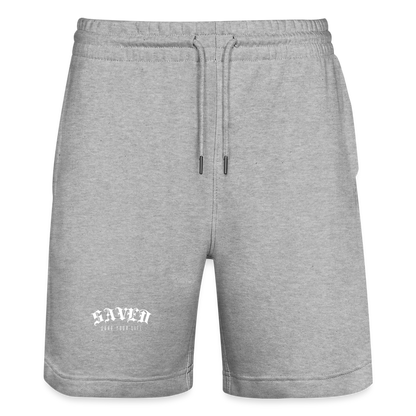 Stanley/Stella Trainer Unisex Organic Jogging Shorts - heather grey