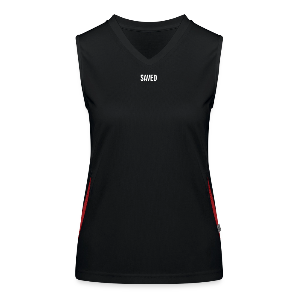 Women's Functional Contrast Tank Top - black/red