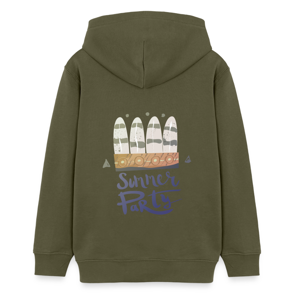 Sudadera Infantil Premium con Capucha CALIFORNIA - khaki