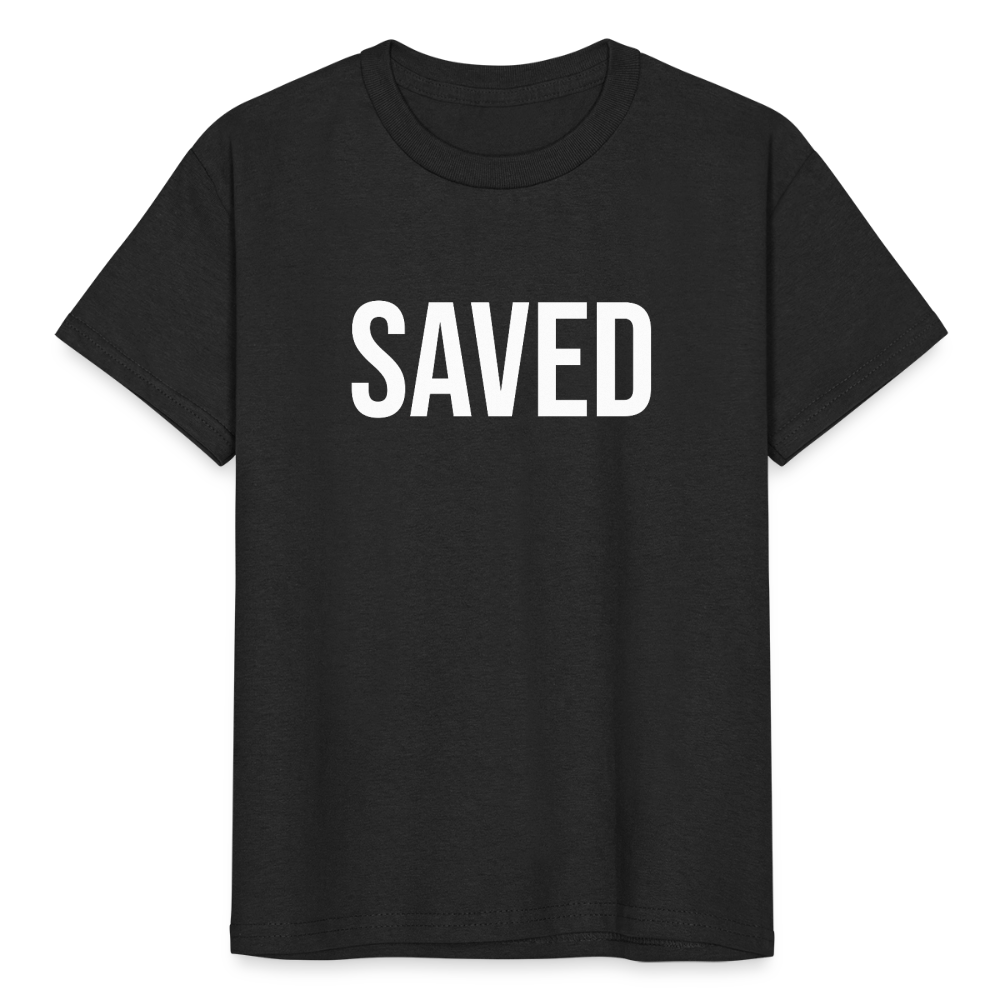 Kids’ Heavy Cotton T-Shirt - black