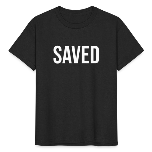 Kids’ Heavy Cotton T-Shirt - black