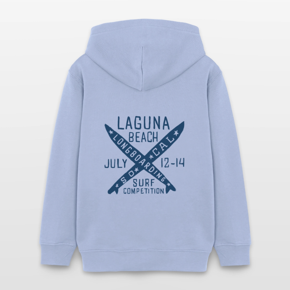 Sudadera Infantil Premium con Capucha LAGUNA BEACH - sky