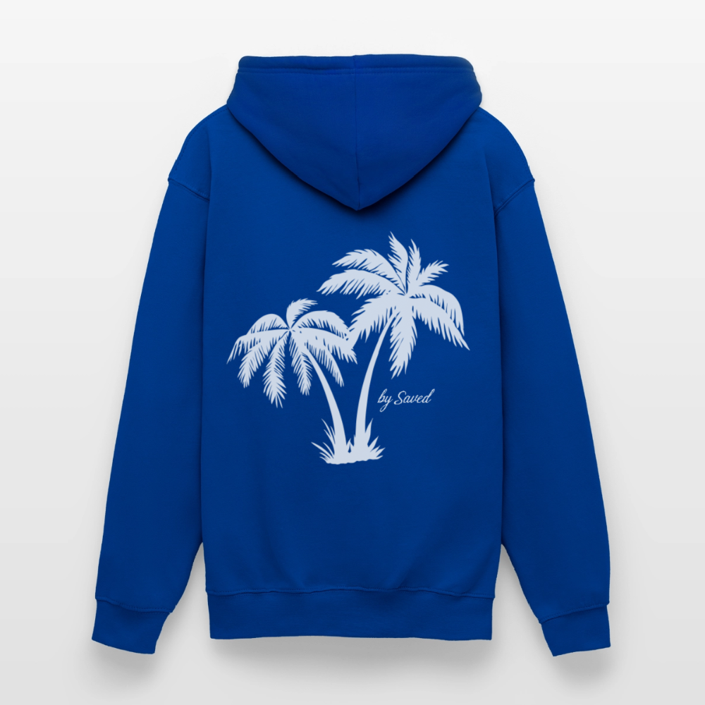 Unisex Hoodie Palm tree - bright royal