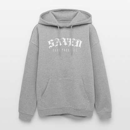 Oversized Unisex Hoodie - heather grey