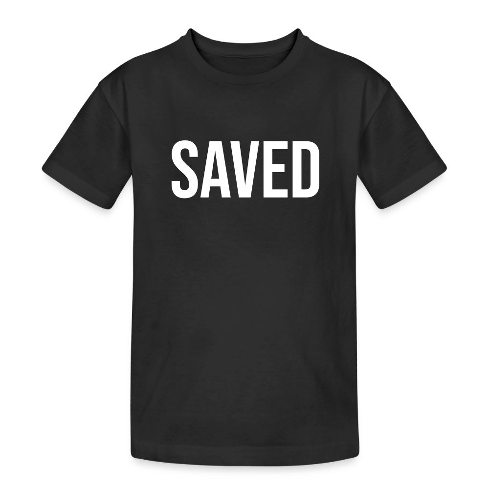 Kids’ Heavy Cotton T-Shirt - black