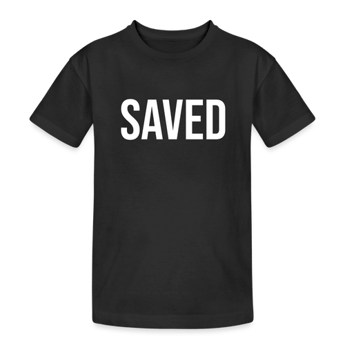 Kids’ Heavy Cotton T-Shirt - black