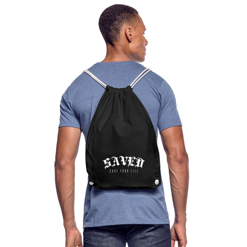 Drawstring Bag - black