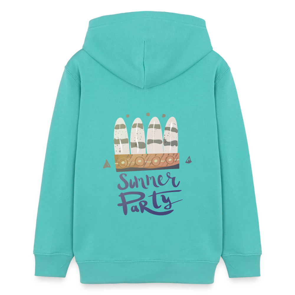 Sudadera Infantil Premium con Capucha CALIFORNIA - pool blue