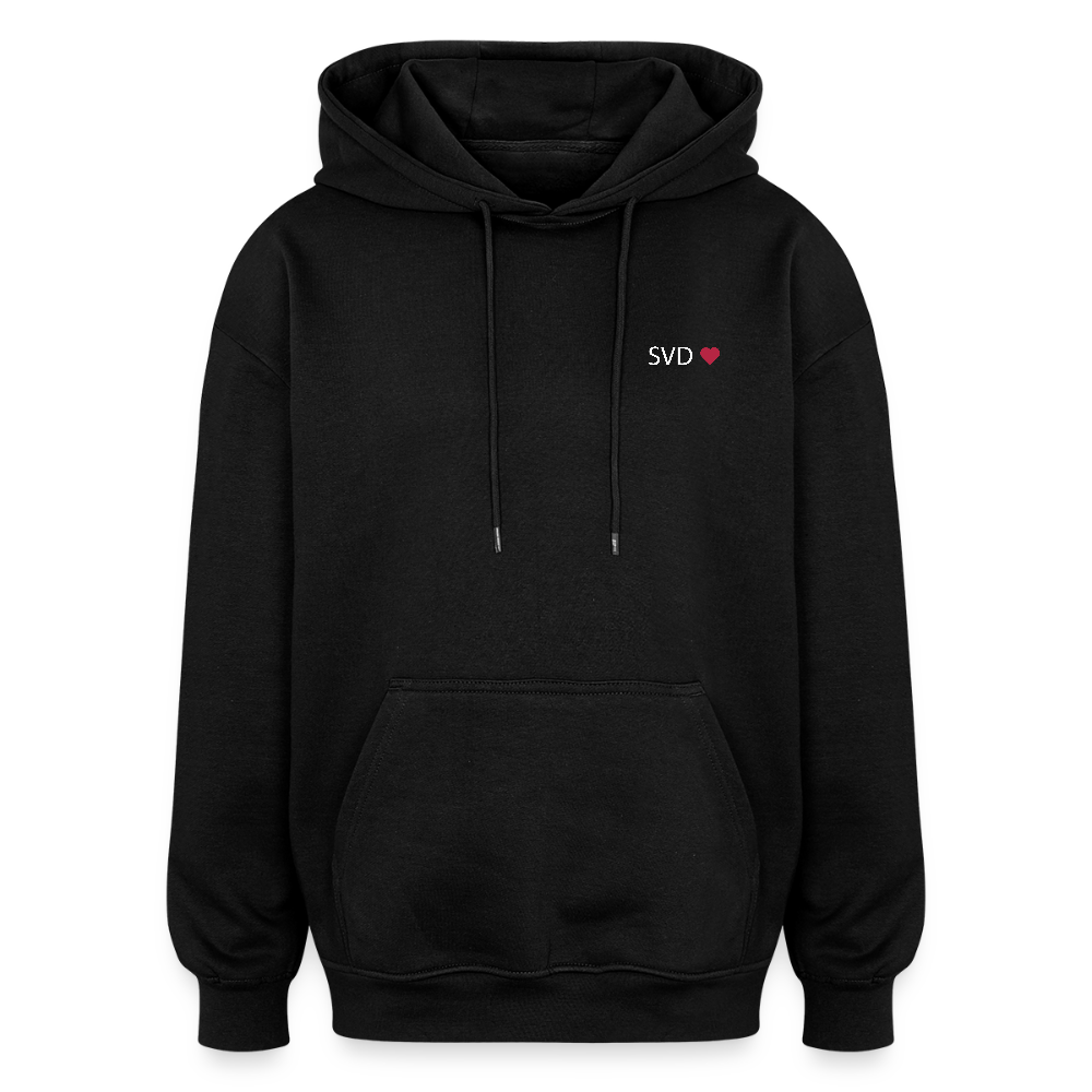 Oversized Unisex Hoodie - black
