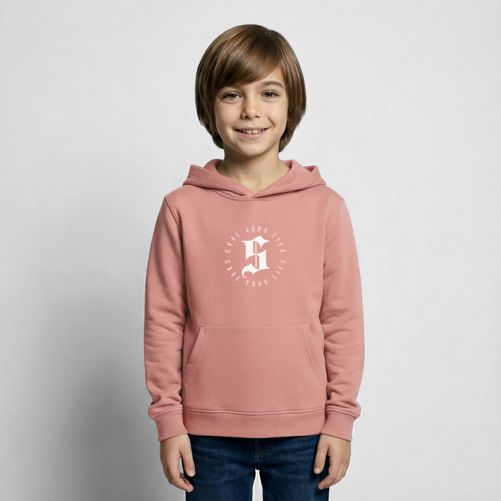 Kids Hoodie - dusky rose