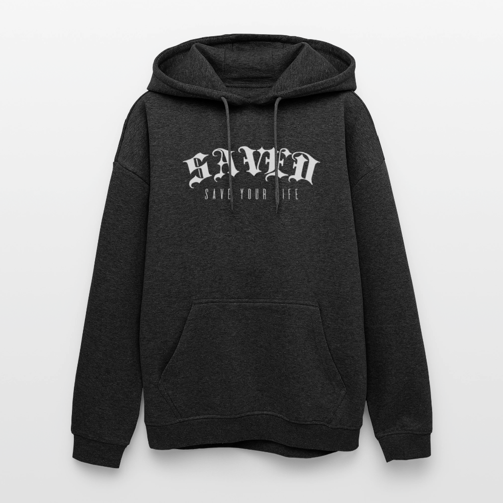 Oversized Unisex Hoodie - charcoal grey