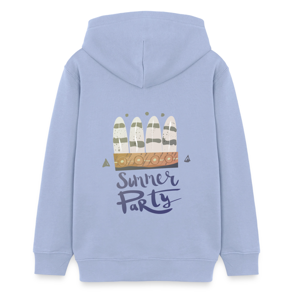 Sudadera Infantil Premium con Capucha CALIFORNIA - sky