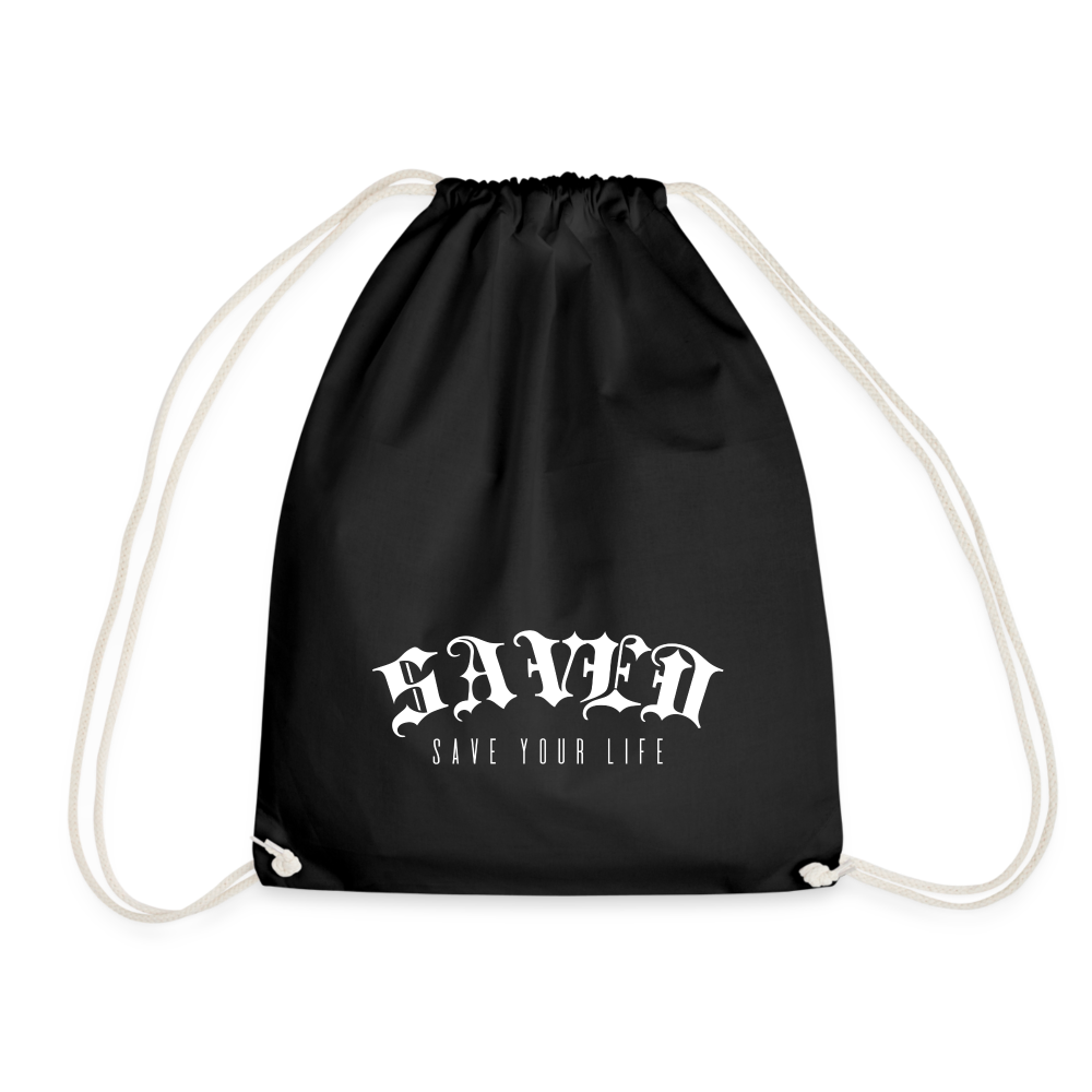 Drawstring Bag - black