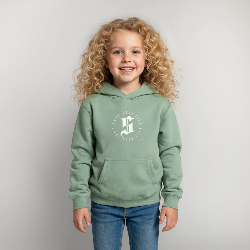 Kids Hoodie - steel green