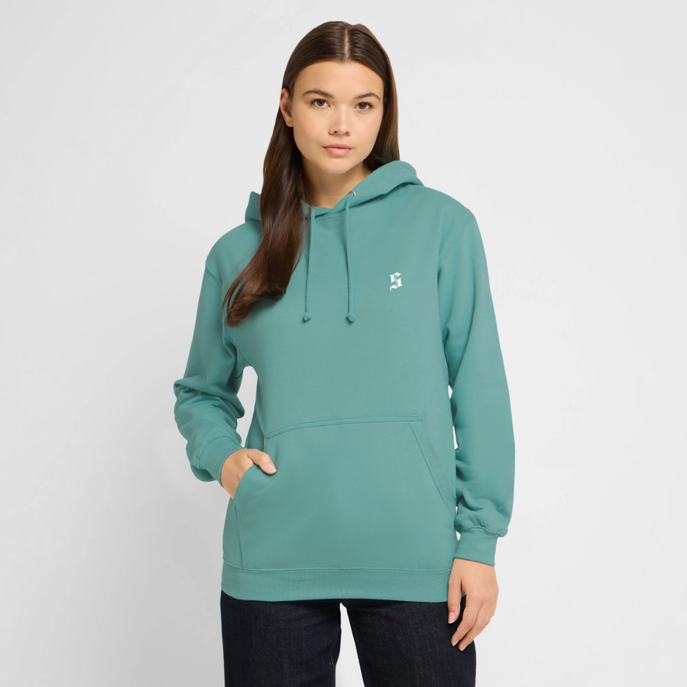 Unisex Hoodie Palm tree - pastel turquoise