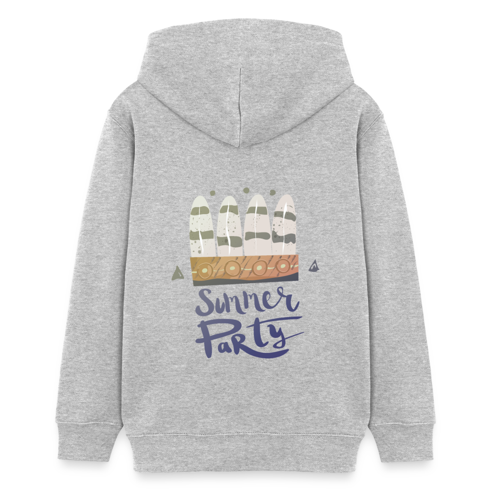 Sudadera Infantil Premium con Capucha CALIFORNIA - heather grey