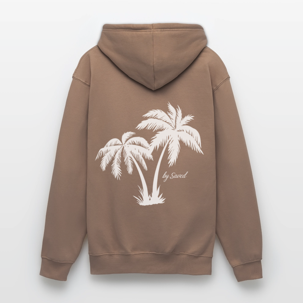 Unisex Hoodie Palm tree - mocha