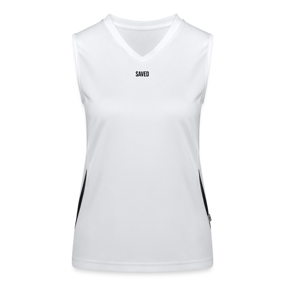 Women's Functional Contrast Tank Top - white/black