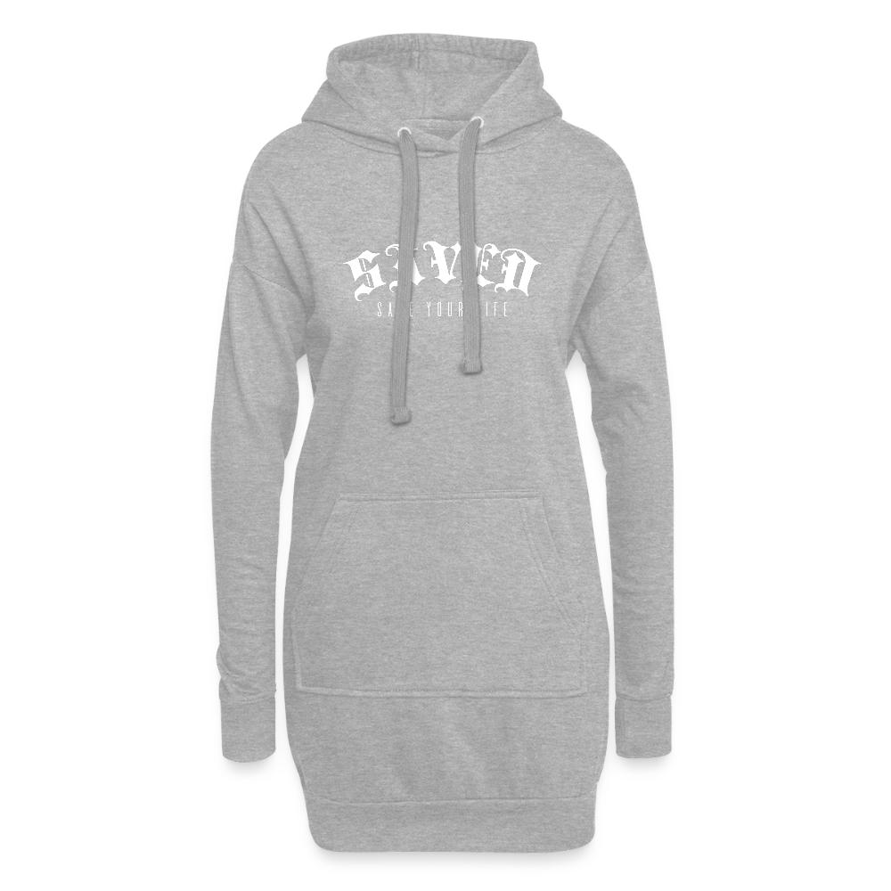 Hoodie Dress - heather grey