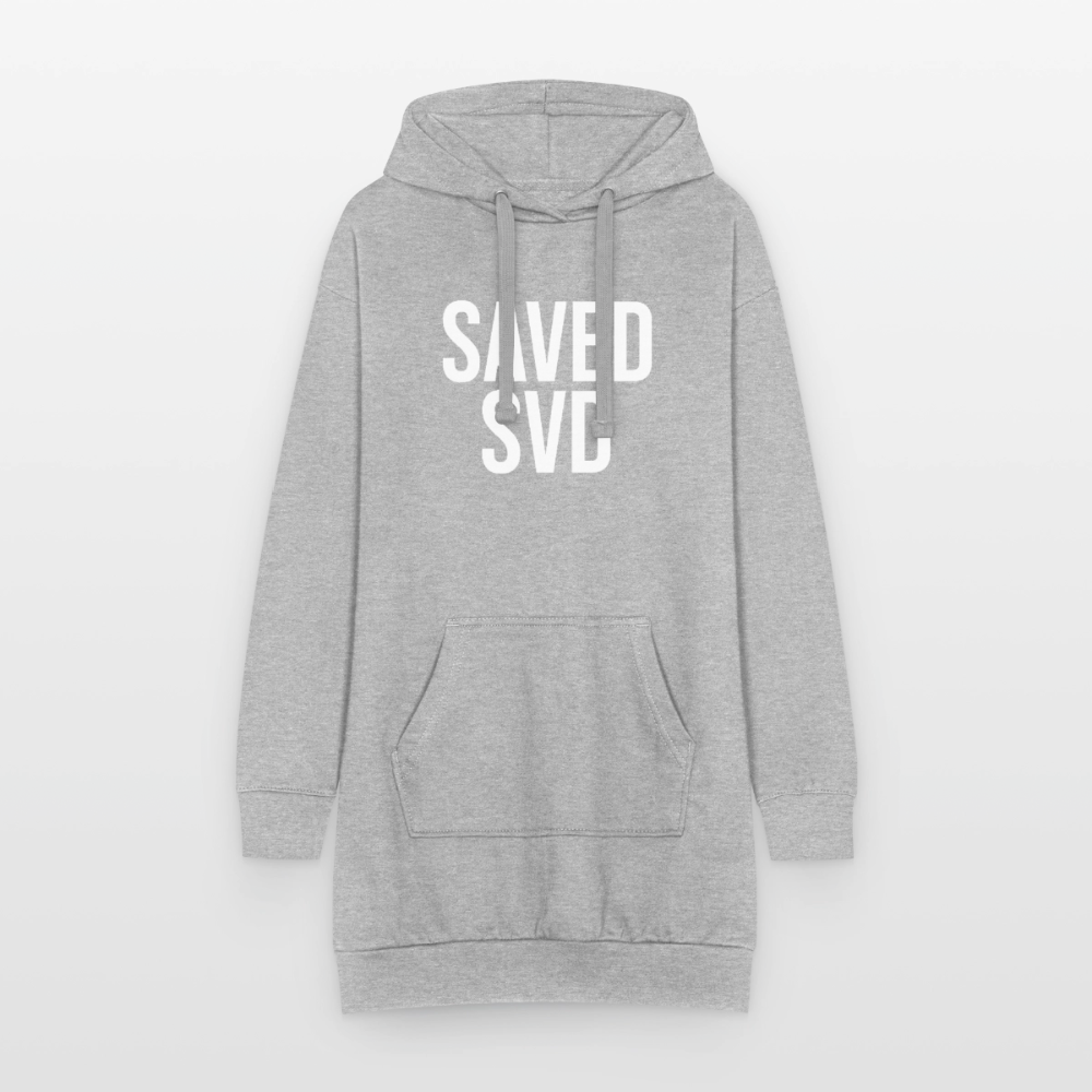 Hoodie Dress - heather grey