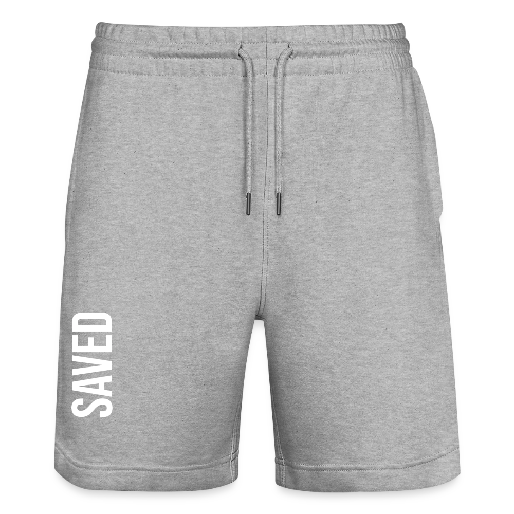 Stanley/Stella Trainer Unisex Organic Jogging Shorts - heather grey