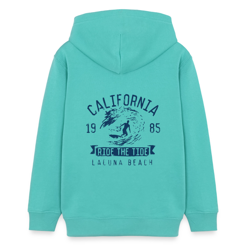 Sudadera Infantil Premium con Capucha CALIFORNIA - pool blue