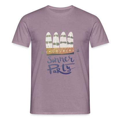 Men's T-Shirt - purple-grey 