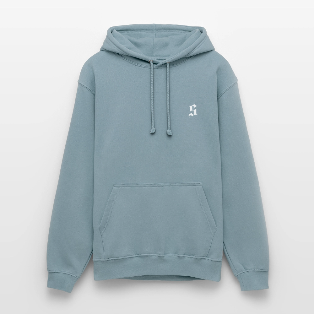Unisex Hoodie Palm tree - stonewash blue