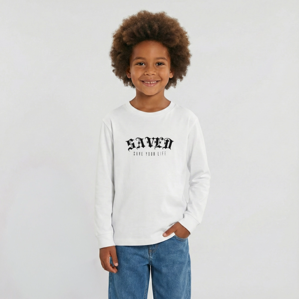 Teenagers' Premium Longsleeve Shirt - white