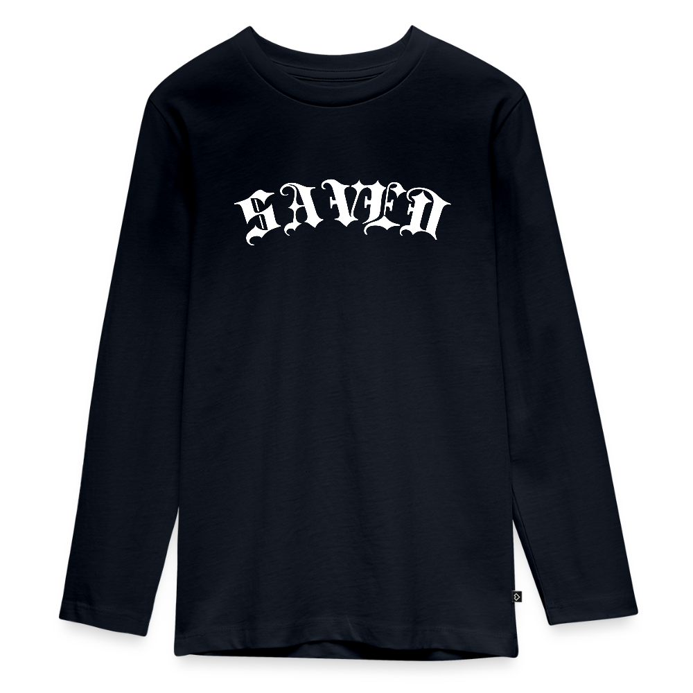 Teenagers' Premium Longsleeve Shirt - navy
