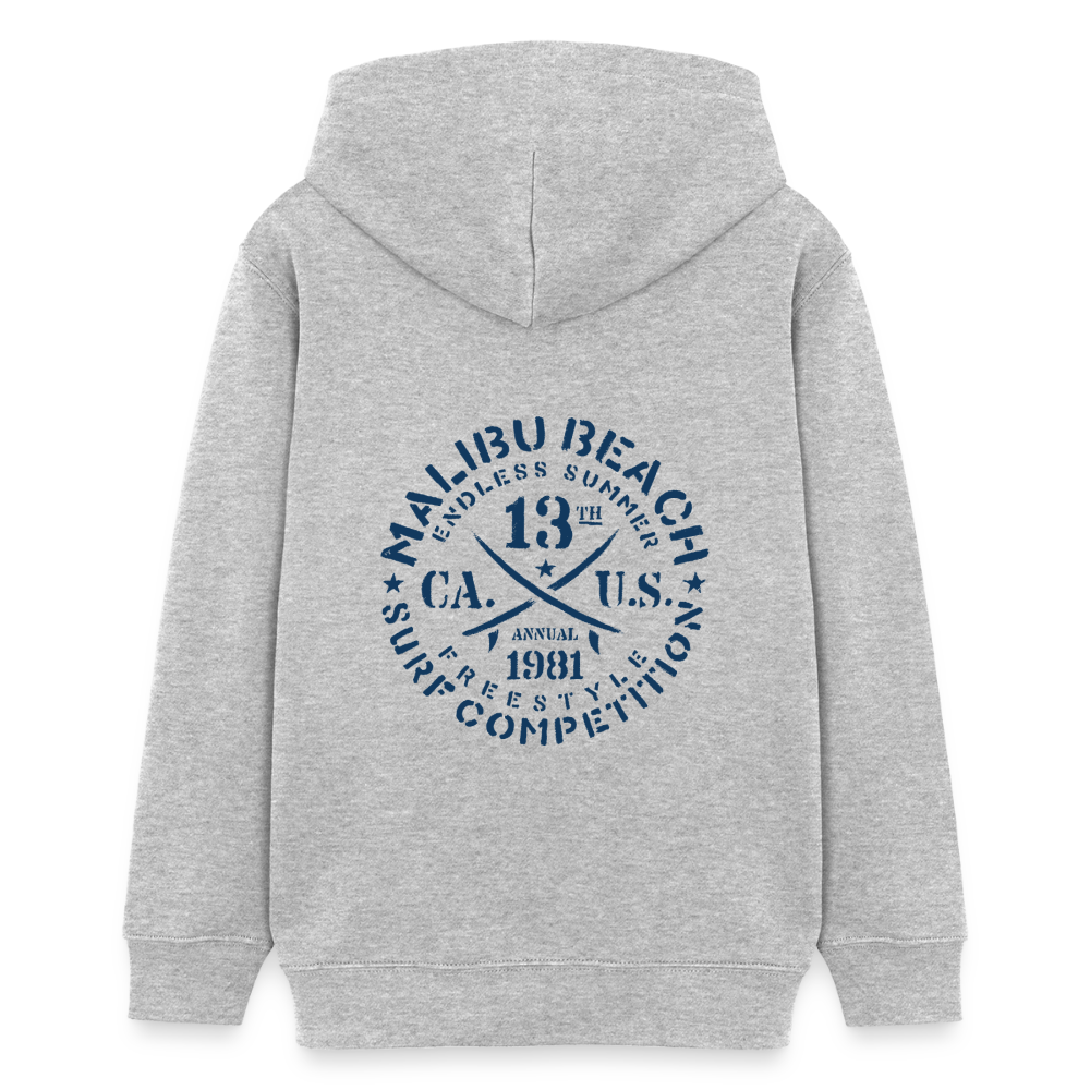 Sudadera Infantil Premium con Capucha CALIFORNIA - heather grey