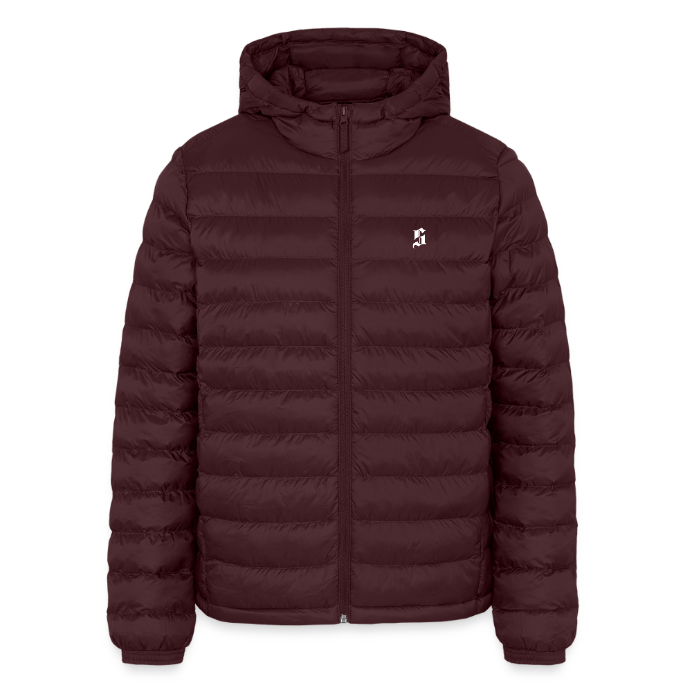 LIGHTWEIGHT Men's Puffer Winter Jacket Stanley/Stella - maroon