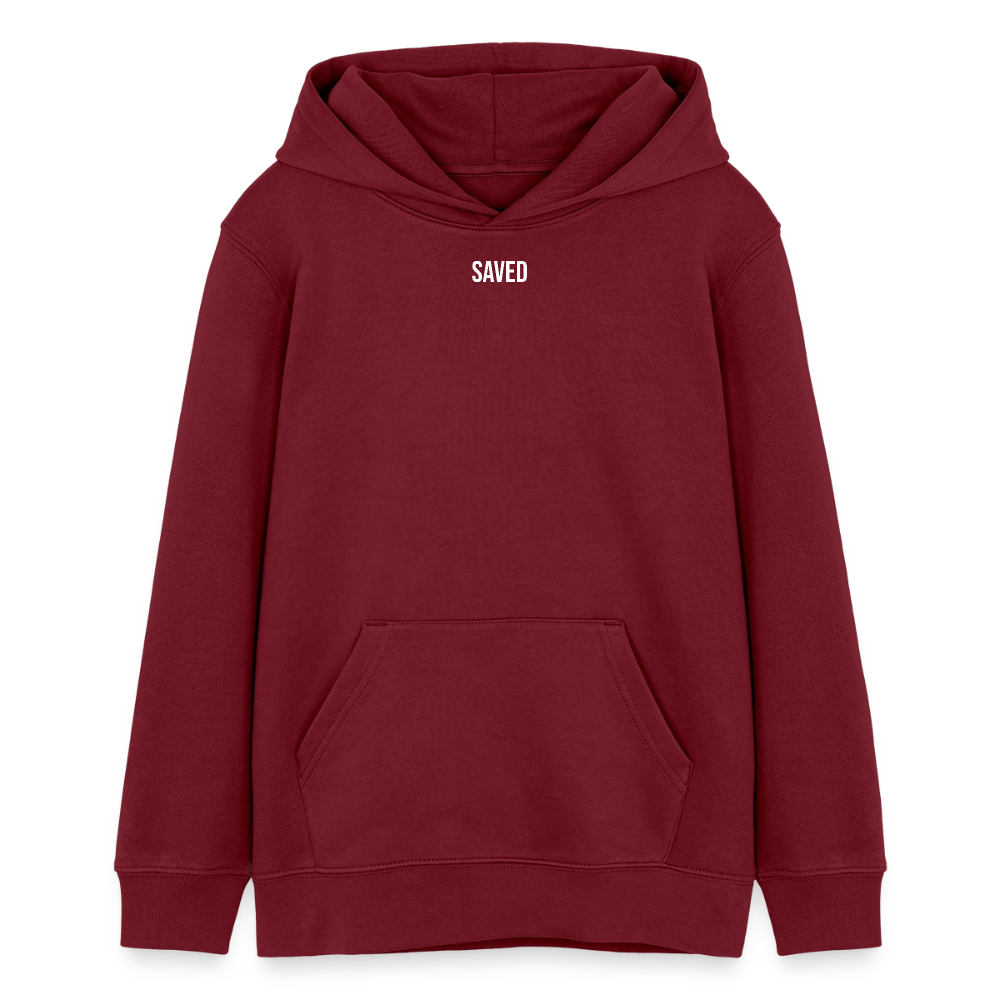 Sudadera Infantil Premium con Capucha SURF - burgundy