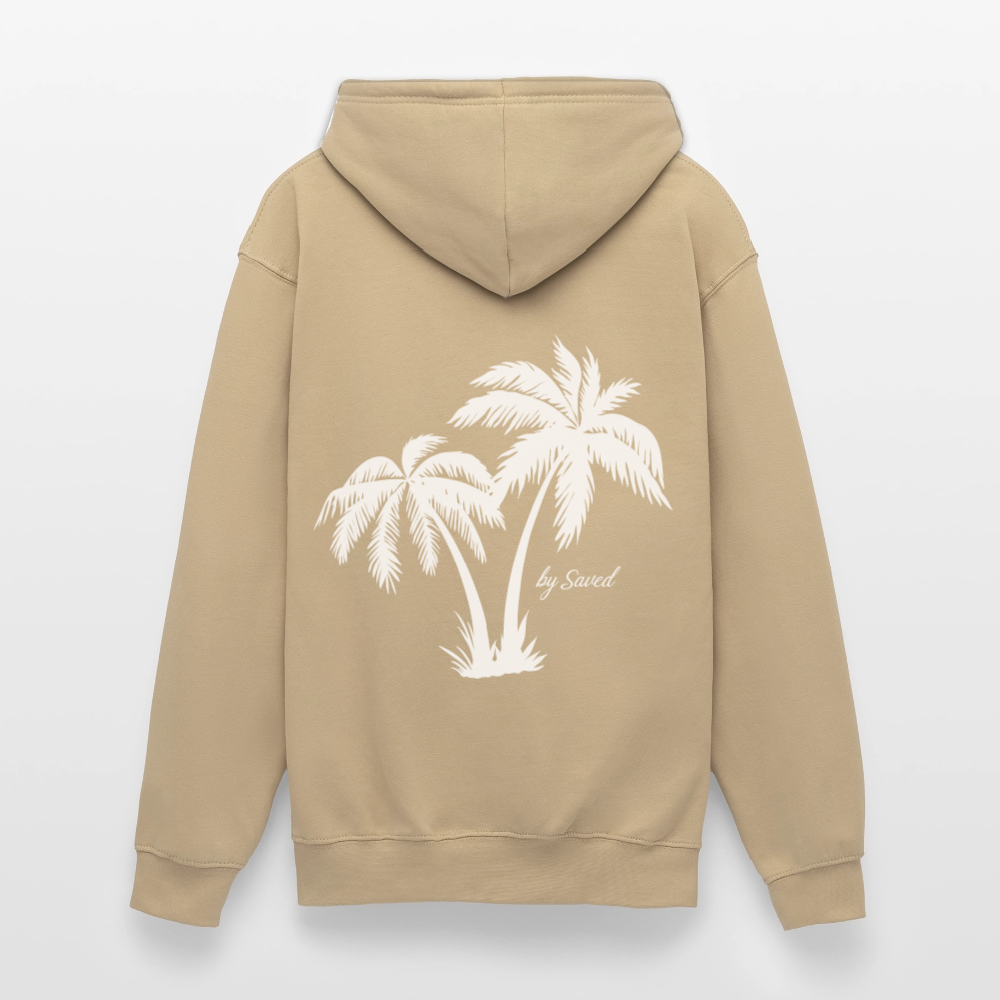 Unisex Hoodie Palm tree - beige