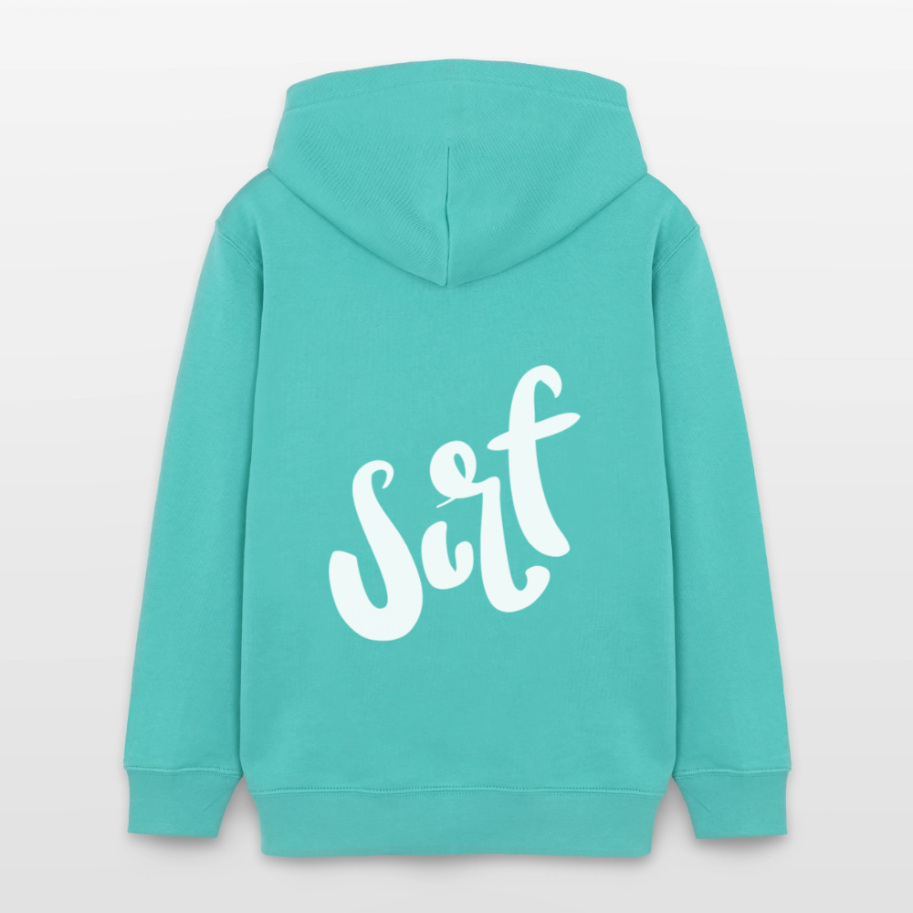 Sudadera Infantil Premium con Capucha SURF - pool blue