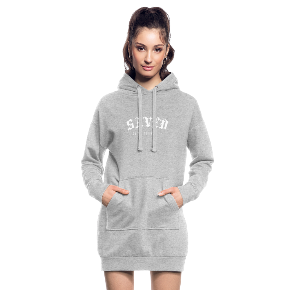 Hoodie Dress - heather grey