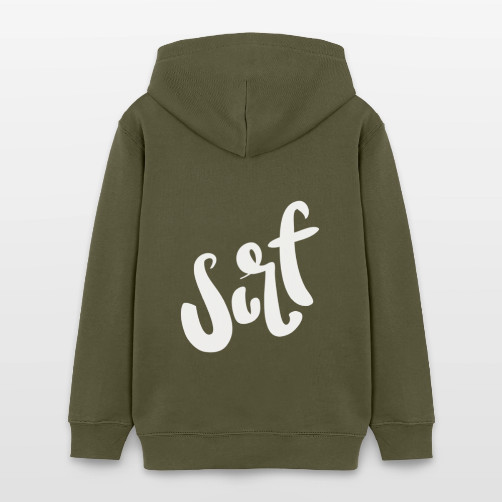 Sudadera Infantil Premium con Capucha SURF - khaki