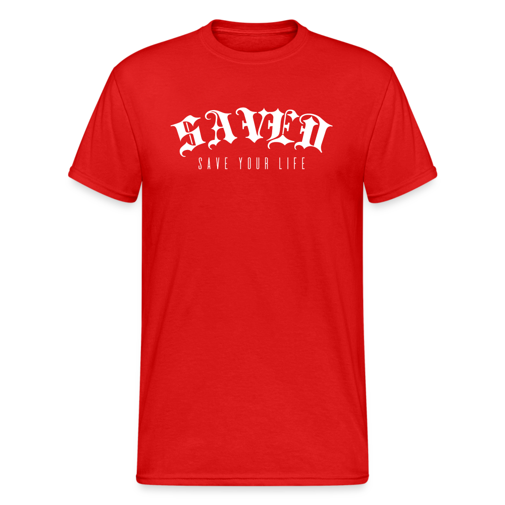 Men’s Gildan Heavy T-Shirt - red