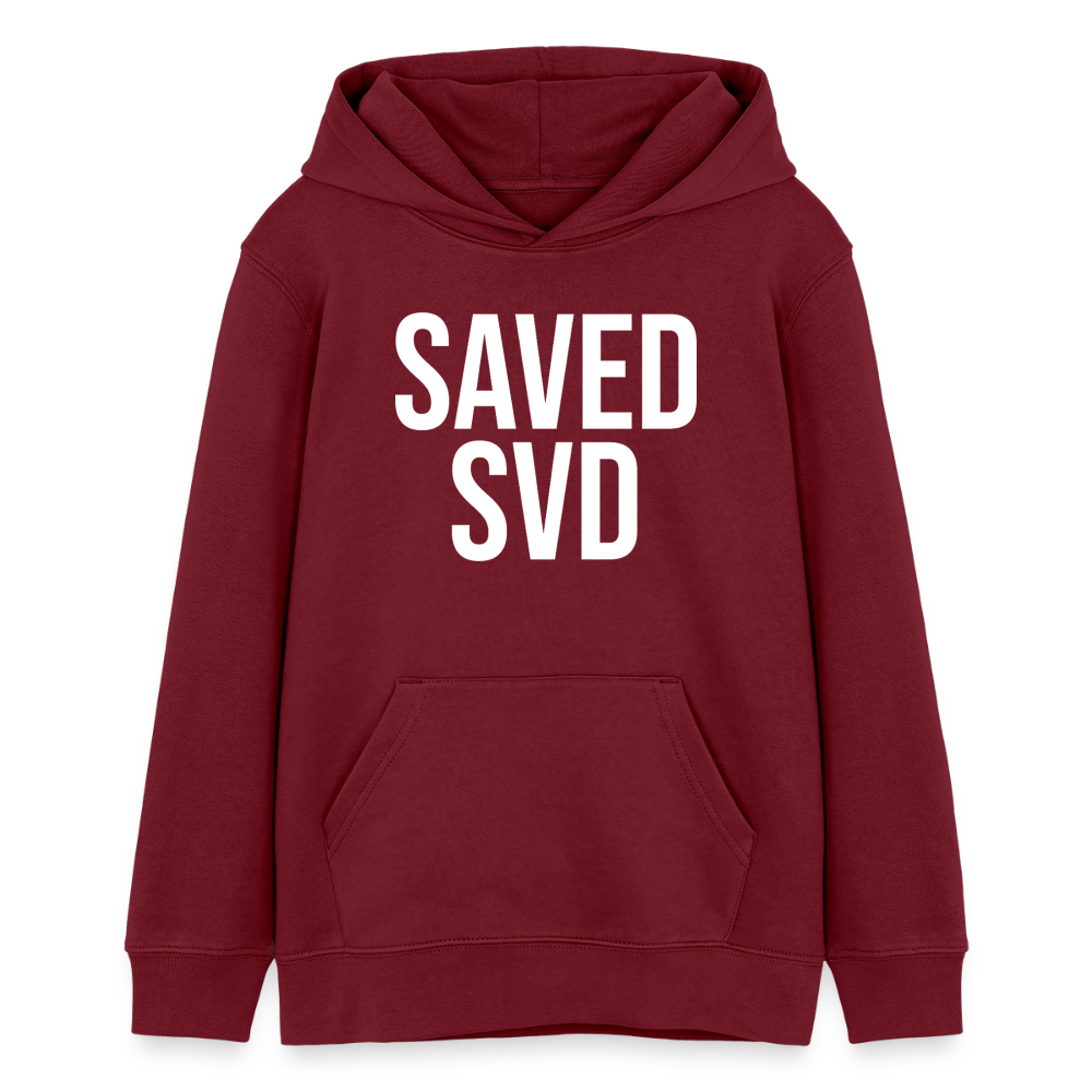 Sudadera Infantil Premium con Capucha CALIFORNIA - burgundy
