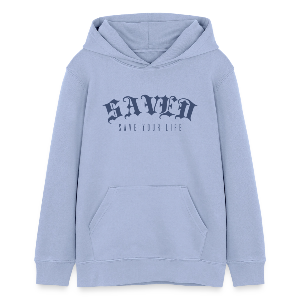 Sudadera Infantil Premium con Capucha LAGUNA BEACH - sky
