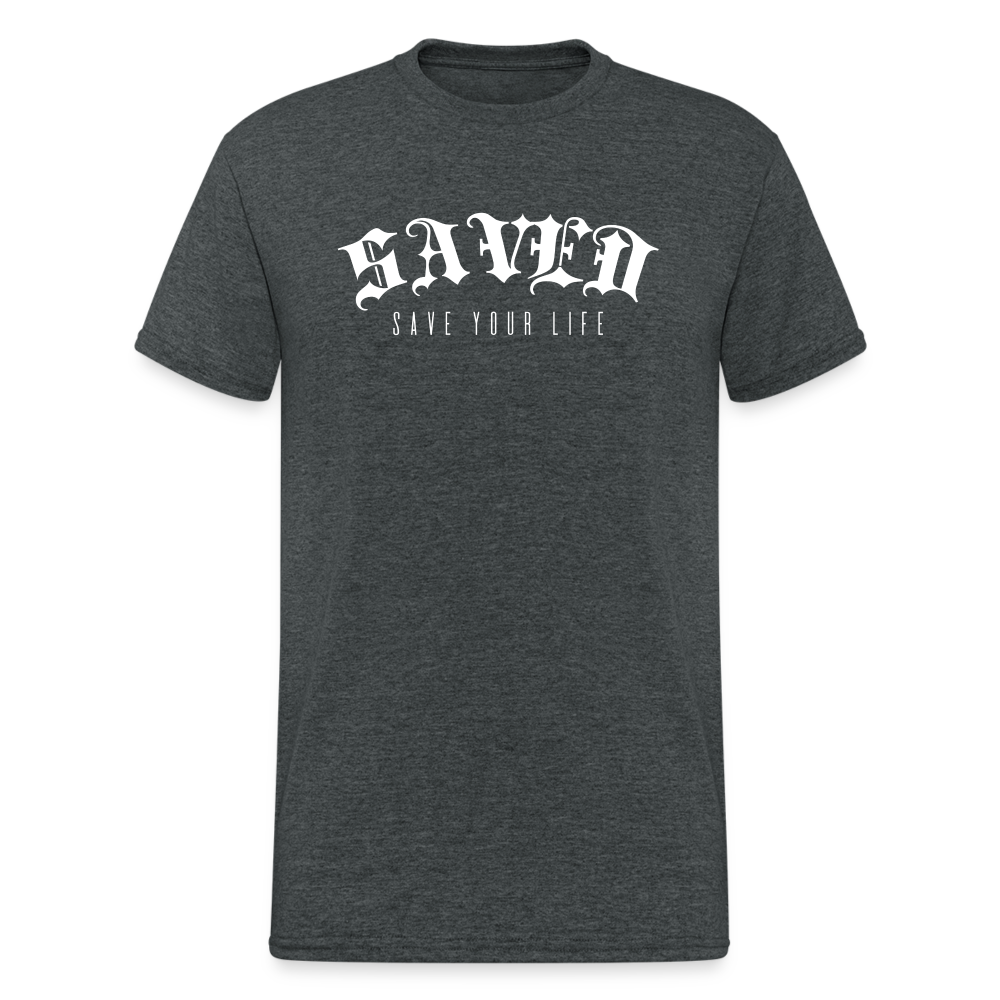 Men’s Gildan Heavy T-Shirt - dark heather grey